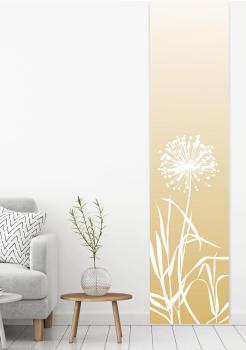 Flächenvorhang Allium 24 gold   Gardinen